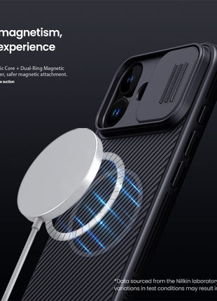NILLKIN Camshield Pro for iPhone 17 Case Compatible with MagSafe TPU + PC Phone Cover with Slider Camera