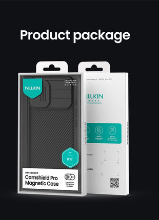 NILLKIN Camshield Pro for iPhone 17 Case Compatible with MagSafe TPU + PC Phone Cover with Slider Camera