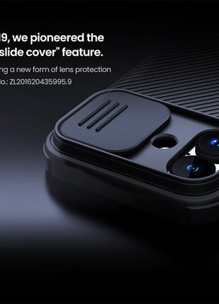 NILLKIN Camshield Pro for iPhone 17 Case Compatible with MagSafe TPU + PC Phone Cover with Slider Camera