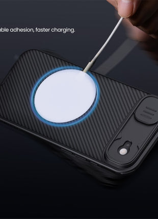 NILLKIN Camshield Pro for iPhone Air Case Compatible with MagSafe TPU + PC Phone Cover with Slider Camera