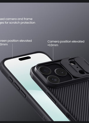 NILLKIN Camshield Pro for iPhone 17 Pro Case Compatible with MagSafe TPU + PC Phone Cover with Slider Camera