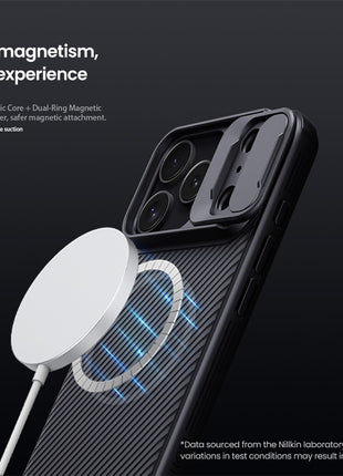 NILLKIN Camshield Pro for iPhone 17 Pro Case Compatible with MagSafe TPU + PC Phone Cover with Slider Camera
