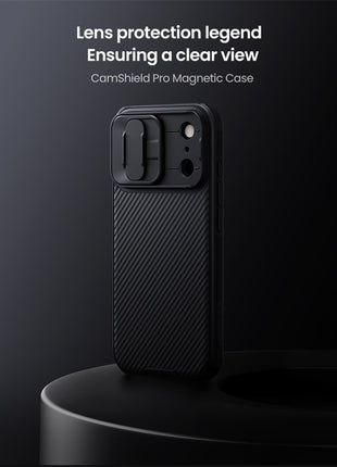 NILLKIN Camshield Pro for iPhone 17 Pro Case Compatible with MagSafe TPU + PC Phone Cover with Slider Camera