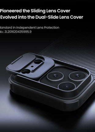 NILLKIN Camshield Pro for iPhone 17 Pro Case Compatible with MagSafe TPU + PC Phone Cover with Slider Camera