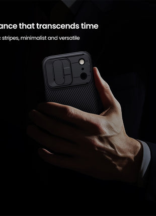 NILLKIN Camshield Pro for iPhone 17 Pro Max Case Compatible with MagSafe TPU + PC Phone Cover with Slider Camera