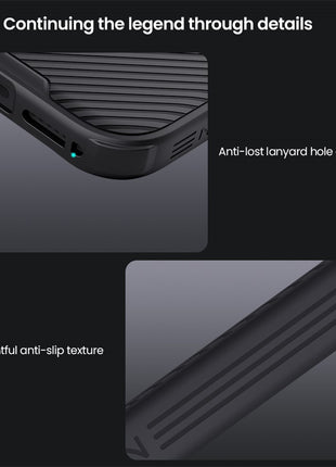 NILLKIN Camshield Pro for iPhone 17 Pro Max Case Compatible with MagSafe TPU + PC Phone Cover with Slider Camera