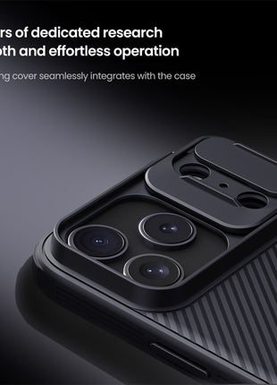 NILLKIN Camshield Pro for iPhone 17 Pro Max Case Compatible with MagSafe TPU + PC Phone Cover with Slider Camera
