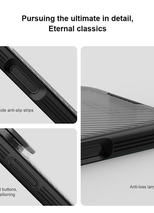 NILLKIN CamShield Prop Magnetic Series For iPhone 17 Pro Max Case TPU PC Phone Cover with Clear Camera Lid