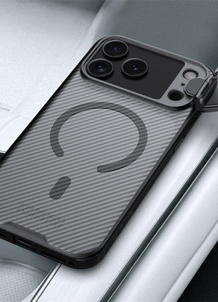 NILLKIN CamShield Prop Magnetic Series For iPhone 17 Pro Max Case TPU PC Phone Cover with Clear Camera Lid