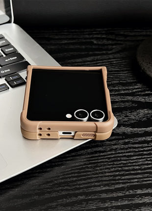 For Samsung Galaxy Z Flip7 5G Magnetic Case Kickstand Shockproof Matte PC + TPU Phone Cove