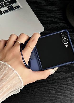 For Samsung Galaxy Z Flip7 5G Magnetic Case Kickstand Shockproof Matte PC + TPU Phone Cove