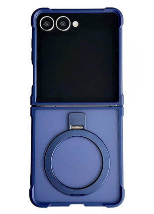 For Samsung Galaxy Z Flip7 5G Magnetic Case Kickstand Shockproof Matte PC + TPU Phone Cove