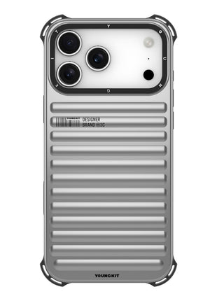 YOUNGKIT For iPhone 17 Pro Case Compatible with MagSafe Suitcase Texture IMD TPU Phone Cover