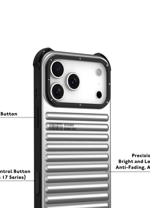 YOUNGKIT For iPhone 17 Pro Case Compatible with MagSafe Suitcase Texture IMD TPU Phone Cover