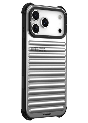 YOUNGKIT For iPhone 17 Pro Max Case Compatible with MagSafe Suitcase Texture IMD TPU Phone Cover