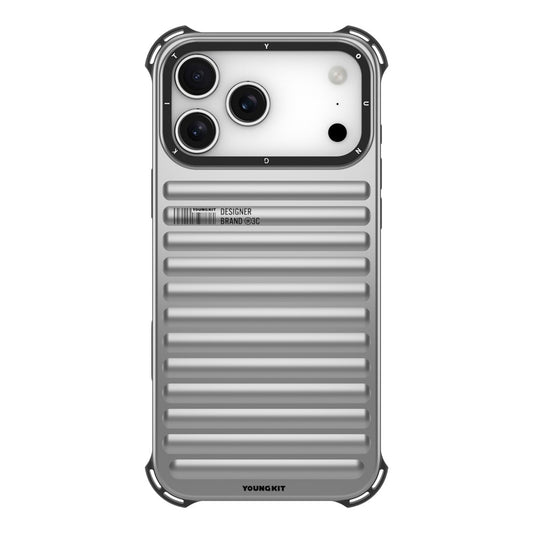 YOUNGKIT For iPhone 17 Pro Max Case Compatible with MagSafe Suitcase Texture IMD TPU Phone Cover