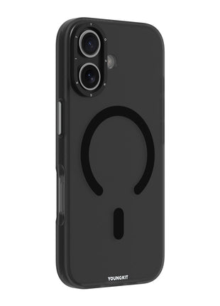 YOUNGKIT For iPhone 17 Matte Case Compatible with MagSafe PET TPU Phone Cover