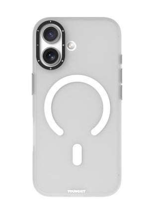 YOUNGKIT For iPhone 17 Matte Case Compatible with MagSafe PET TPU Phone Cover