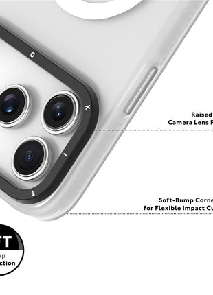 YOUNGKIT For iPhone 17 Pro Matte Case Compatible with MagSafe PET TPU Phone Cover