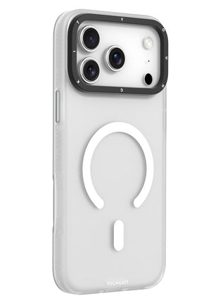 YOUNGKIT For iPhone 17 Pro Max Matte Case Compatible with MagSafe PET TPU Phone Cover