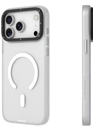 YOUNGKIT For iPhone 17 Pro Max Matte Case Compatible with MagSafe PET TPU Phone Cover