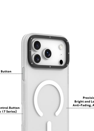 YOUNGKIT For iPhone 17 Pro Max Matte Case Compatible with MagSafe PET TPU Phone Cover