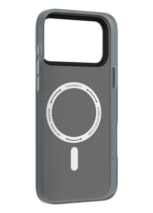 YOUNGKIT Technology Series for iPhone 17 Pro Magnetic Case Hard PC IMD Phone Cover