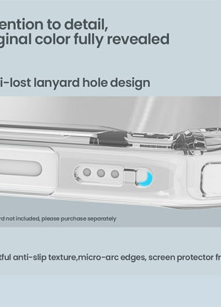 NILLKIN Nature Pro Series for iPhone 17 Case Compatible with MagSafe TPU + PC Ultra Clear Phone Case