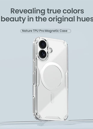 NILLKIN Nature Pro Series for iPhone 17 Case Compatible with MagSafe TPU + PC Ultra Clear Phone Case