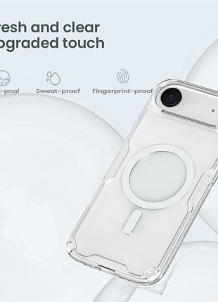 NILLKIN Nature Pro Series for iPhone Air Case Compatible with MagSafe TPU + PC Ultra Clear Phone Cover