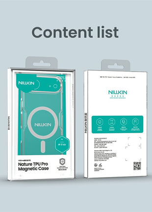 NILLKIN Nature Pro Series for iPhone Air Case Compatible with MagSafe TPU + PC Ultra Clear Phone Cover