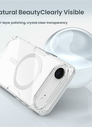 NILLKIN Nature Pro Series for iPhone Air Case Compatible with MagSafe TPU + PC Ultra Clear Phone Cover