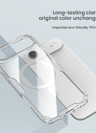NILLKIN Nature Pro Series for iPhone Air Case Compatible with MagSafe TPU + PC Ultra Clear Phone Cover
