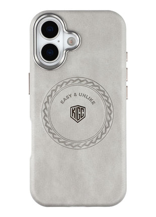 KIGC For iPhone 17 Case Compatible with MagSafe PU Leather TPU Phone Back Cover