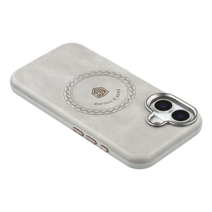 KIGC For iPhone 17 Case Compatible with MagSafe PU Leather TPU Phone Back Cover