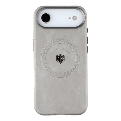 KIGC For iPhone Air Case Compatible with MagSafe PU Leather TPU Phone Back Cover