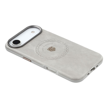 KIGC For iPhone Air Case Compatible with MagSafe PU Leather TPU Phone Back Cover
