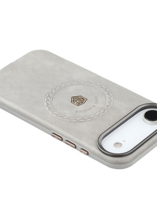 KIGC For iPhone Air Case Compatible with MagSafe PU Leather TPU Phone Back Cover