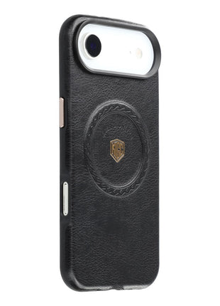 KIGC For iPhone Air Case Compatible with MagSafe PU Leather TPU Phone Back Cover