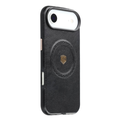 KIGC For iPhone Air Case Compatible with MagSafe PU Leather TPU Phone Back Cover