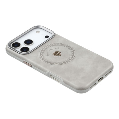 KIGC For iPhone 17 Pro Max Case Compatible with MagSafe PU Leather TPU Phone Back Cover