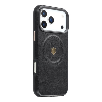 KIGC For iPhone 17 Pro Max Case Compatible with MagSafe PU Leather TPU Phone Back Cover