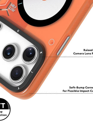 YOUNGKIT For iPhone 17 Pro Magnetic Case Unique Disc Design TPU + PC Phone Back Cover