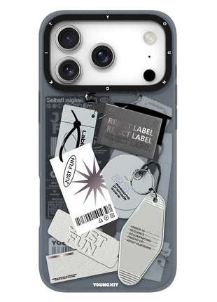 YOUNGKIT Interdimensional Series For iPhone 17 Pro Max Magnetic Case Matte TPU IMD Phone Back Cover