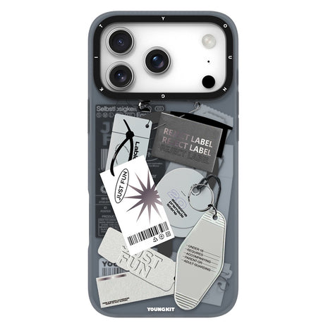 YOUNGKIT Interdimensional Series For iPhone 17 Pro Max Magnetic Case Matte TPU IMD Phone Back Cover