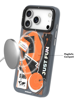 YOUNGKIT Interdimensional Series For iPhone 17 Pro Max Magnetic Case Matte TPU IMD Phone Back Cover