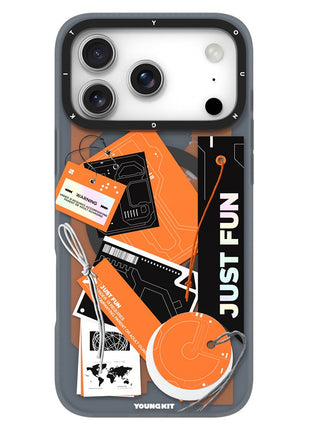 YOUNGKIT Interdimensional Series For iPhone 17 Pro Max Magnetic Case Matte TPU IMD Phone Back Cover