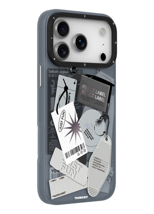 YOUNGKIT Interdimensional Series For iPhone 17 Pro Magnetic Case Matte TPU IMD Phone Back Cover