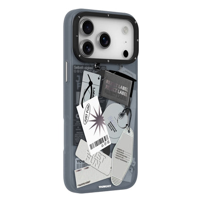 YOUNGKIT Interdimensional Series For iPhone 17 Pro Magnetic Case Matte TPU IMD Phone Back Cover
