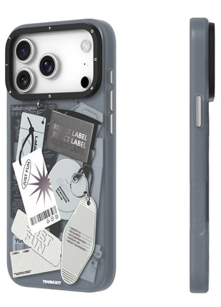 YOUNGKIT Interdimensional Series For iPhone 17 Pro Magnetic Case Matte TPU IMD Phone Back Cover